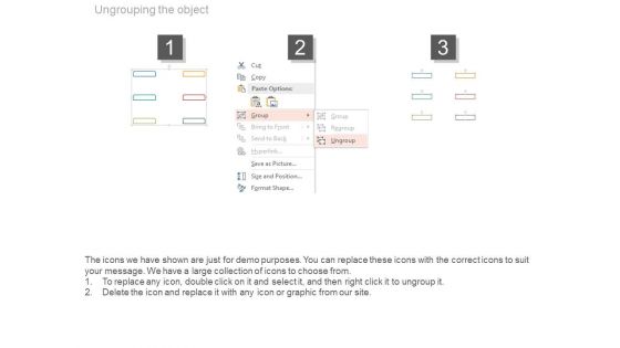 Six Options For Business Agenda Powerpoint Slides