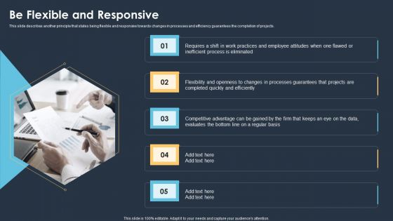 Six Sigma Methodologies For Process Optimization Be Flexible And Responsive Elements PDF