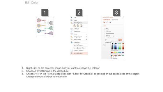 Six Staged Customer Journey Map Diagram Powerpoint Slides