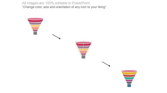 Six Steps Funnel Chart For Business Powerpoint Slides