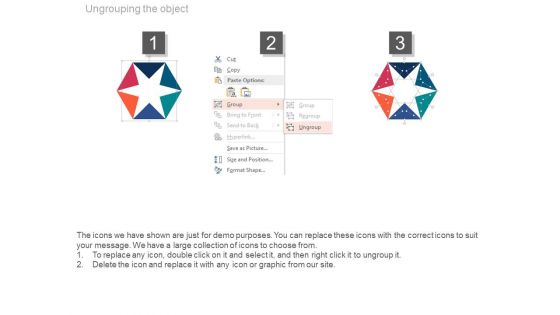Six Steps Hexagons For Team Management Powerpoint Slides