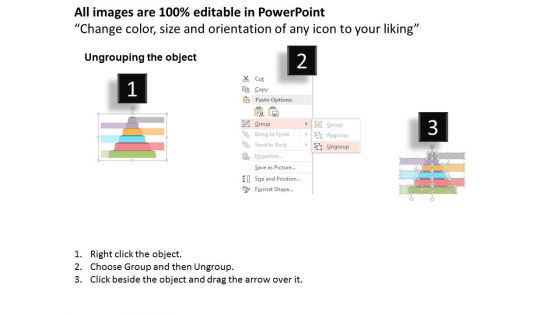 Six Steps Of Financial Growth Analysis Powerpoint Templates