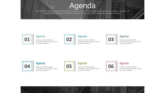 Six Steps To Build Marketing Agenda Powerpoint Slides Six Steps To Build Marketing Agenda Powerpoint Slides
