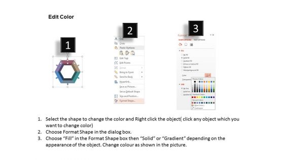Six Steps With Arrows For Data Display Powerpoint Template