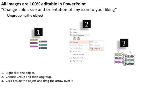 Six Tags For Text Information Display PowerPoint Templates