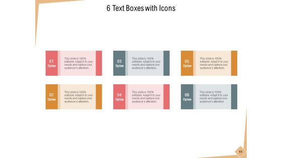 Six Text Boxes Arrows Business Ppt PowerPoint Presentation Complete Deck