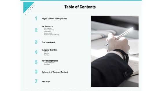 Skill Development Employee Training Table Of Contents Summary PDF