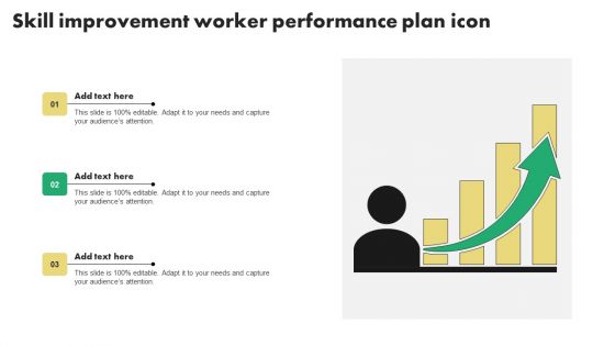 Skill Improvement Worker Performance Plan Icon Microsoft PDF