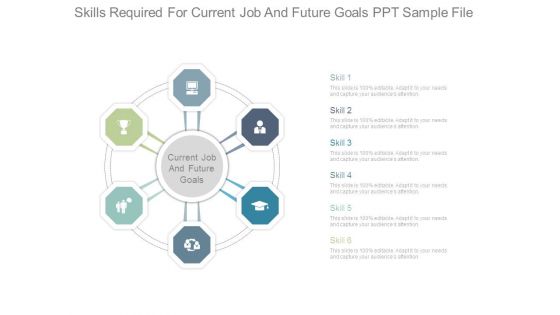 Skills Required For Current Job And Future Goals Ppt Sample File