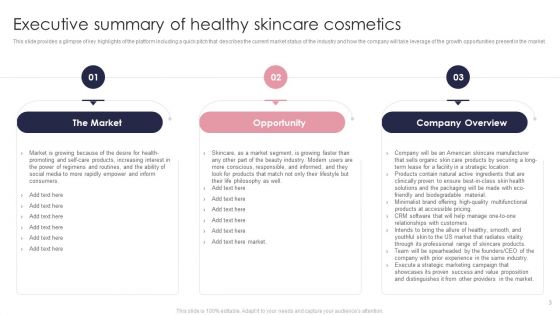 Skincare Company Analysis And Overview BP MD