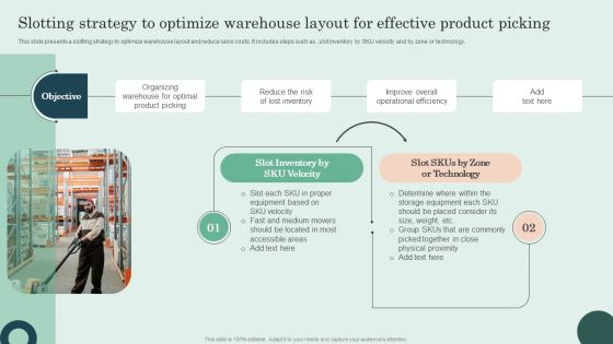 Slotting Strategy To Optimize Warehouse Layout For Effective Product Picking Graphics PDF