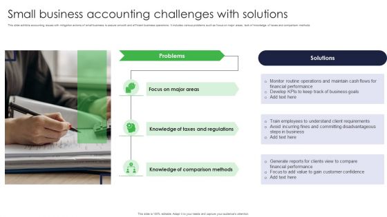 Small Business Accounting Challenges With Solutions Ppt File Layout PDF Small Business Accounting Challenges With Solutions Ppt File Layout PDF