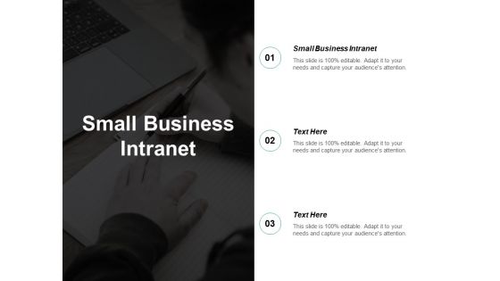Small Business Intranet Ppt PowerPoint Presentation Ideas Designs Cpb