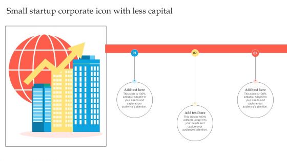 Small Startup Corporate Icon With Less Capital Mockup PDF
