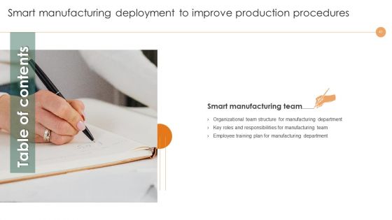 Smart Manufacturing Deployment To Improve Production Procedures Ppt PowerPoint Presentation Complete Deck With Slides