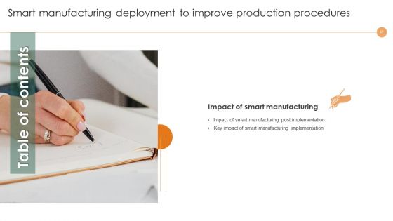 Smart Manufacturing Deployment To Improve Production Procedures Ppt PowerPoint Presentation Complete Deck With Slides