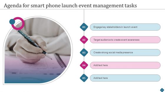 Smart Phone Launch Event Management Tasks Ppt PowerPoint Presentation Complete Deck With Slides