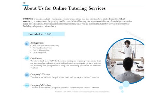 Smart Tutoring Services For Students Ppt PowerPoint Presentation Complete Deck With Slides