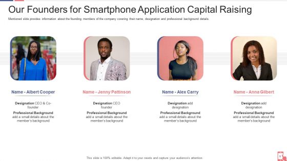 Smartphone Application Capital Raising Ppt PowerPoint Presentation Complete Deck With Slides