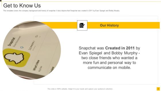 Snapchat Capital Investment Elevator Pitch Deck Ppt PowerPoint Presentation Complete Deck With Slides