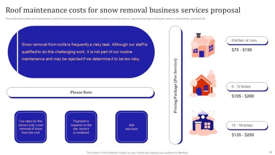 Snow Removal Business Services Proposal Ppt PowerPoint Presentation Complete Deck With Slides