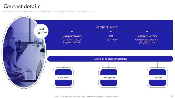 Snow Removal Business Services Proposal Ppt PowerPoint Presentation Complete Deck With Slides
