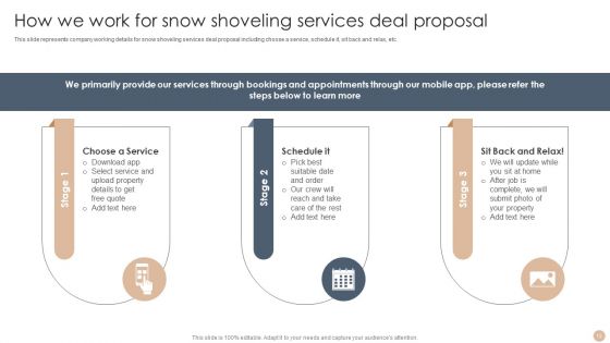 Snow Shoveling Services Deal Proposal Ppt PowerPoint Presentation Complete Deck With Slides