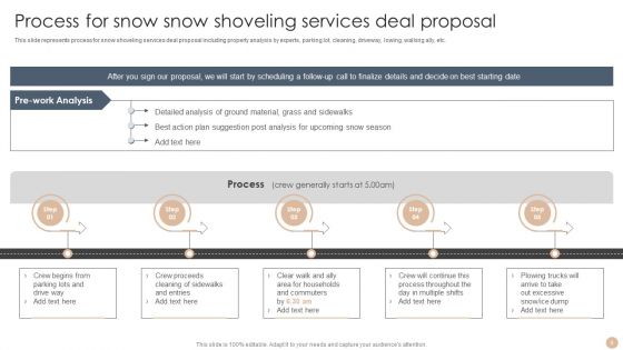 Snow Shoveling Services Deal Proposal Ppt PowerPoint Presentation Complete Deck With Slides