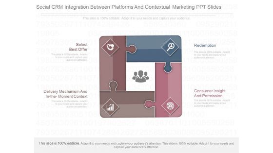 Social Crm Integration Between Platforms And Contextual Marketing Ppt Slides
