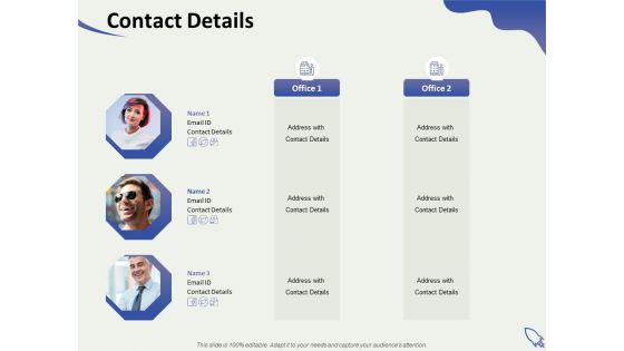 Social Enterprise Funding Contact Details Ppt PowerPoint Presentation Summary Layouts PDF