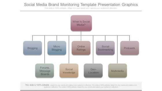 Social Media Brand Monitoring Template Presentation Graphics