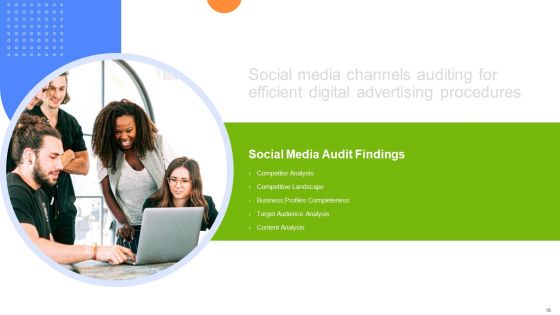 Social Media Channels Auditing For Efficient Digital Advertising Procedures Ppt PowerPoint Presentation Complete Deck With Slides