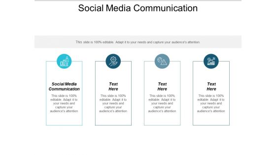Social Media Communication Ppt PowerPoint Presentation Pictures Format Cpb
