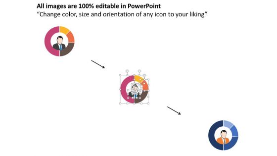Social Media Communication Techniques Percentage Chart Powerpoint Template