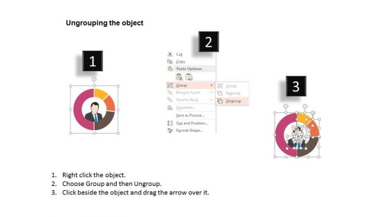 Social Media Communication Techniques Percentage Chart Powerpoint Template