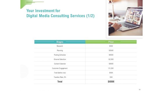 Social Media Consulting Proposal Template Ppt PowerPoint Presentation Complete Deck With Slides
