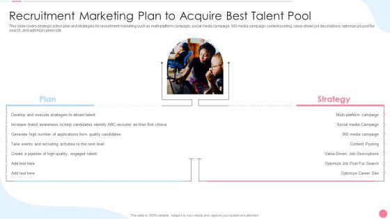 Social Media Hiring Approach Recruitment Marketing Plan To Acquire Best Talent Pool Portrait PDF Social Media Hiring Approach Recruitment Marketing Plan To Acquire Best Talent Pool Portrait PDF