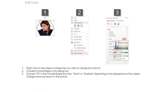 Social Media Links Of Business Professionals Powerpoint Slides
