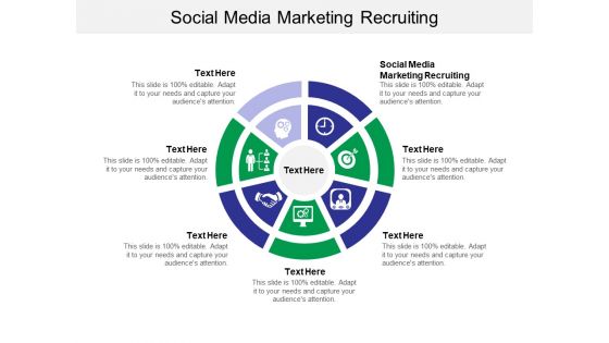 Social Media Marketing Recruiting Ppt PowerPoint Presentation Slides Portrait Cpb