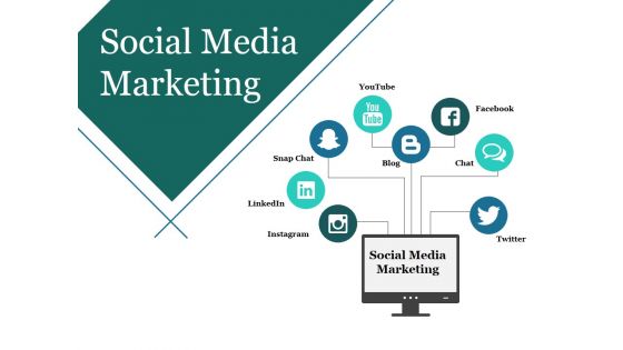Social Media Marketing Template 1 Ppt PowerPoint Presentation Diagram Lists