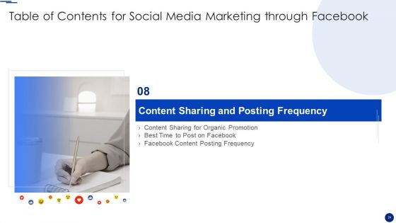 Social Media Marketing Through Facebook Ppt PowerPoint Presentation Complete Deck With Slides