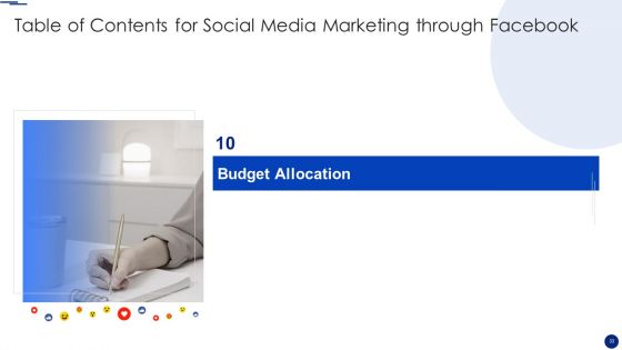 Social Media Marketing Through Facebook Ppt PowerPoint Presentation Complete Deck With Slides