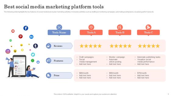 Social Media Platform Tools Ppt PowerPoint Presentation Complete Deck With Slides