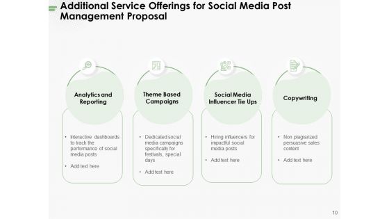Social Media Post Management Proposal Ppt PowerPoint Presentation Complete Deck With Slides