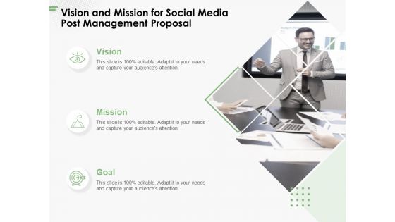 Social Media Post Management Proposal Ppt PowerPoint Presentation Complete Deck With Slides