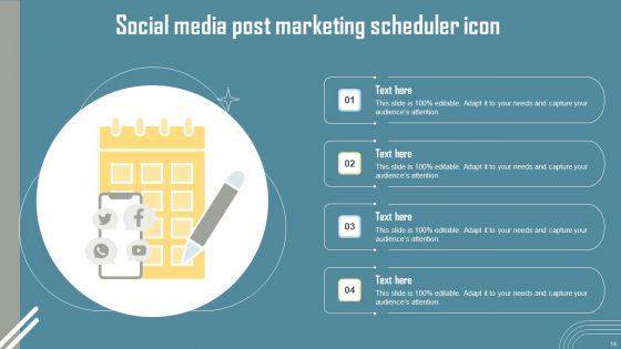 Social Media Post Scheduler Ppt PowerPoint Presentation Complete Deck With Slides