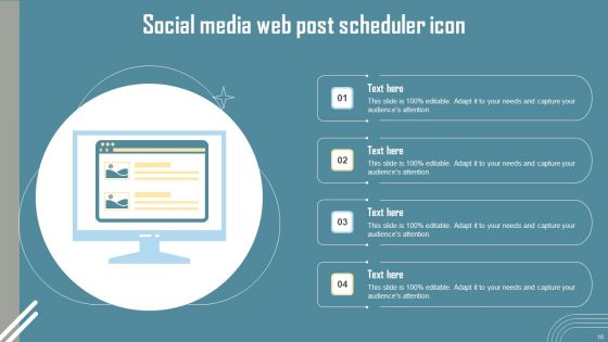 Social Media Post Scheduler Ppt PowerPoint Presentation Complete Deck With Slides