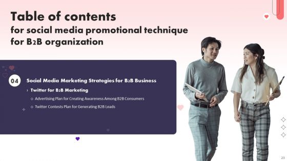 Social Media Promotional Technique For B2B Organization Ppt PowerPoint Presentation Complete Deck With Slides