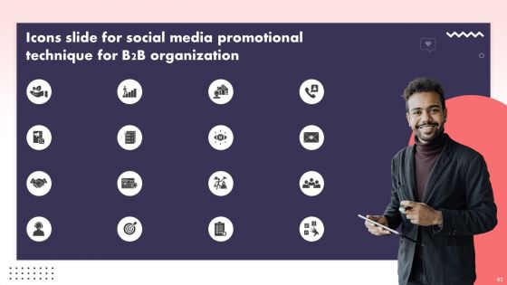 Social Media Promotional Technique For B2B Organization Ppt PowerPoint Presentation Complete Deck With Slides