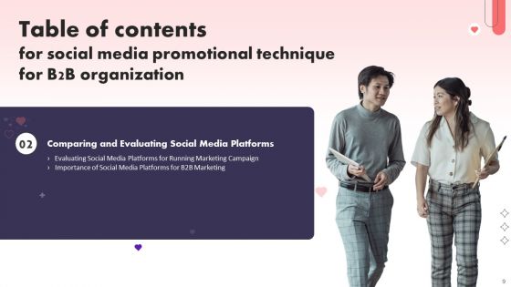 Social Media Promotional Technique For B2B Organization Ppt PowerPoint Presentation Complete Deck With Slides